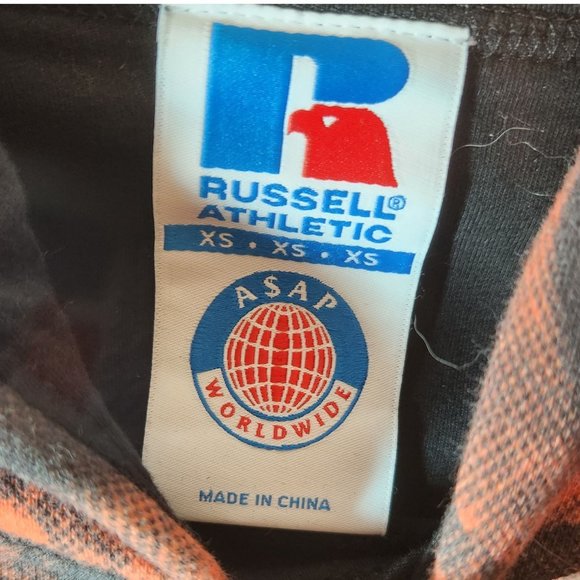 Russell Athletics ASAP Rocky Pullover Cropped Hoodie Women's XS - Picture 5 of 16